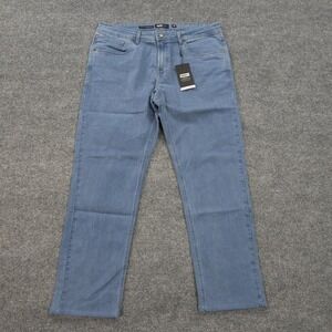 Barbell Jeans Mens 38x30 Blue Straight Athletic Fit 2.0 Stretch Denim Gym NEW